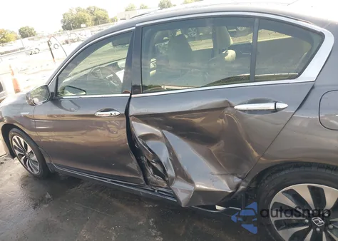 2017 Honda Accord Hybrid Touring from USA, damaged, VIN JHMCR6F77HC009183